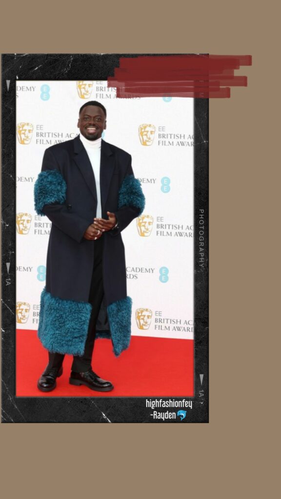 Daniel in archived Prada with Raf touch at BAftas red Carpet