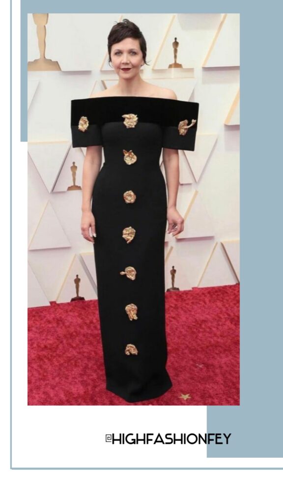 Maggie Gyllenhaal Red Carpet Oscars 2022